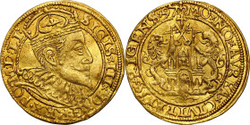 Sigismund III Vasa 
Zygmunt III Waza. Ducat (Dukaten) 1597 Riga – R8 - EXTREMELY RARE 

Aw.: Popiersie króla koronie w prawo w zbroi folgowej. Płas...