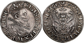 Sigismund III Vasa 
Zygmunt III Waza. Ort - 18 Groszy (Groschen) 1612, Danzig - RARE YEAR 

Aw.: Popiersie króla w prawo, w koronie i zbroi. W otok...