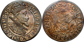 Sigismund III Vasa 
Zygmunt III Waza. Ort - 18 Groszy (Groschen) 1613, Danzig - RARE YEAR 

Aw.: Popiersie króla w prawo, w koronie i zbroi. W otok...