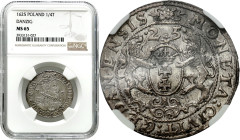Sigismund III Vasa 
Zygmunt III Waza. Ort - 18 Groszy (Groschen) 1625, Danzig NGC MS65 (2 MAX) - EXCELLENT 

Aw.: Popiersie króla w prawo, w koroni...