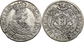 John II Casimir 
Jan II Kazimierz. Ort - 18 Groszy (Groschen) 1662, Danzig - RARE 

Aw.: Popiersie króla w koronie i w zbroi okrytej płaszczem. Na ...