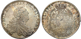 Augustus III the Sas 
August III Sas. Taler (thaler) 1763 FWoF, Drezno - VERY NICE 

Aw.: Popiersie króla w płaszczu elektorskim z Orderem Złotego ...
