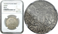 Augustus III the Sas 
August III Sas. 30 Grosz (Groschen) (złotówka) 1762, Danzig NGC MS62 - BEAUTIFUL 

Aw.: Popiersie króla w prawo, w koronie i ...