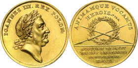 Medals
Poniatowski. Medal weighing 11.5 Ducat (Dukaten) and at the Unveiling of the Monument to Jan III Sobieski - Holzhaeusser - GOLD - RARITY

Aw...