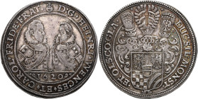 Related to Poland, Silesia, Pomerania, Prussia 
Silesia, the Principality of Zi bicko - Olenickie. Henryk Wacaw and Karol Fryderyk (1617-1639). Taler...