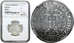 Related to Poland, Silesia, Pomerania, Prussia 
Silesia, Silesia. Leopold I (1658-1705). 6 cutters 1673 SHS, Wrocaw NGC MS66 (MAX) 

Wyśmienicie za...