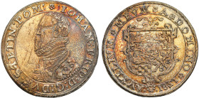 Related to Poland, Silesia, Pomerania, Prussia
Pomerania. Johann Friedrich (1569-1600). 1/4 taler (thaler)  1581, Szczecin - RARITY

Aw.: Popiersie...