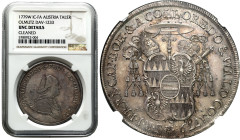 World coins 
Austria. Anton Theodor (1777-1811). Olomouc - bishopric. Taler (thaler) 1779, Vienna NGC UNC 

Aw.: Popiersie arcybiskupa Ołomunieckie...