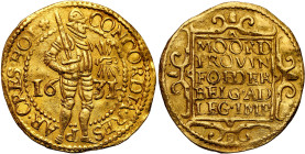 World coins 
Netherlands, Holland. Ducat (Dukaten) 1631 

Aw.: Stojący rycerz z mieczem i pękiem strzał. W tle data 1631, w otoku napisRw.: W kwadr...