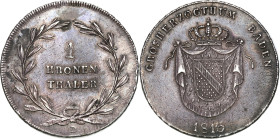 World coins 
Germany, Baden. Charles Louis Frederick (18111818). Taler (thaler) (KronenThaler) 1813 D, Mannheim - BEAUTIFUL 

Aw.: Herb Badeni, u d...