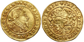 World coins 
Germany. Gustav II Adolf (1611-1632) Ducat (Dukaten) after death 1634, Erfurt 

Aw.: Popiersie władcy w prawo, w zbroi i wieńcu laurow...
