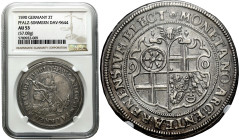 World coins 
Germany, Pfalz. Johann Casimir (1576-1583). Doppeltaler (2 Taler (thaler) y) 1590, Heidelberg NGC AU53 (MAX) - RARITY 

Aw.: Półpostać...