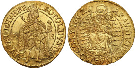 World coins 
Hungary. Leopold I (1657-1705) Ducat (Dukaten) 1662 KB, Kremnica - BEAUTIFUL 

Aw.: Stojący cesarz w zbroi, legenda otokowaRw.: Madonn...