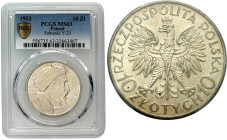 Poland II Republic - coins
II Republic of Poland. 10 zlotys 1933 Sobieski PCGS MS63 

Piękny egzemplarz, intensywny połysk menniczy i wspaniale zac...