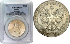 Poland II Republic - coins
II Republic of Poland. 10 zlotys 1933 Traugutt PCGS MS63 - BEAUTIFUL 

Bardzo wysoka nota gradingowa.Piękny egzemplarz z...
