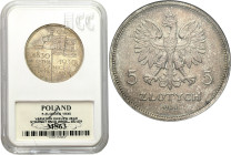 Poland II Republic - coins
II. RP. 5 zlotych 1930 Sztandar - HIGH RELIEF - GCN MS63 – RARITY i EXCELLENT 

Jedna z najrzadszych obiegowych monet ok...