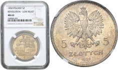 Poland II Republic - coins
II RP. 5 zlotych 1930 Sztandar NGC MS63 - BEAUTIFUL 

Menniczy sztuka z obustronnym blaskiem menniczym i subtelną patyną...