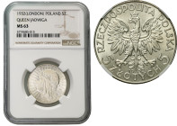 Poland II Republic - coins
II RP. 5 zlotych 1932 głowa kobiety (bez znaku) NGC MS63 - BEAUTIFUL 

Moneta pospolita, ale dość trudna do zdobycia w t...