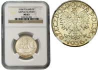 Poland II Republic - coins
II RP. 5 zlotych 1936 żaglowiec NGC MS63 - BEAUTIFUL 

Moneta bez śladów obiegu, trudna do zdobycia w tym stanie zachowa...