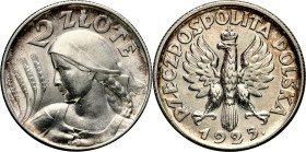 Poland II Republic - coins
II RP. 2 zlote 1925, Londyn, kropka po dacie 

Menniczy okaz z delikatną patyną.Parchimowicz 109d
More photos and full ...
