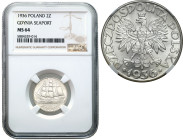 Poland II Republic - coins
II RP. 2 zlote 1936 żaglowiec NGC MS64 - BEAUTIFUL 

Piękny egzemplarz, intensywny połysk menniczy i doskonale zachowane...