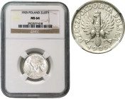 Poland II Republic - coins
II RP. 1 zloty 1925, Londyn, kropka po dacie NGC MS64 - BEAUTIFUL 

Wyśmienicie zachowana sztuka z obustronnym blaskiem ...