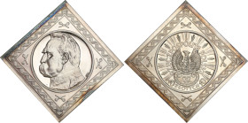 Probe coins of the Second Polish Republic
KLIPA PROBE / PATTERN silver 10 zlotys 1934, Pilsudski - shooting eagle - MIRROR 

Moneta wybita w 20. ro...