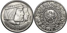 PROBE coins from the Polish Peoples Republic - Nickel
PRL. PROBE / PATTERN Nickel 100 zlotych 1960 - Mieszko i Dąbrówka 

Poszukiwana próba niklowa...