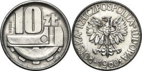 PROBE coins from the Polish Peoples Republic - Nickel
PRL. PROBE / PATTERN Nickel 10 zlotych 1960 klucz i tryb 

Poszukiwana próba niklowa.&nbsp;Pi...