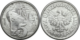 PROBE coins from the Polish Peoples Republic - Nickel
PRL. PROBE / PATTERN Nickel 5 zlotych 1958 Waryński - RARE 

Piękny, menniczy egzemplarz. Nak...