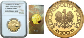 Polish Gold Coins since 1949
200 zlotych 1995 Konkurs Chopinowski NGC PF69 ULTRA CAMEO (2 MAX) - RAREST 

Najrzadziej występująca i najbardziej poż...