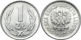 Collector coins of the Polish People Republic
PRL. 1 zloty 1957 - NAJRZADSZY YEAR 

Najrzadszy rocznik obiegowej monety złotowej z okresu PRL.Piękn...