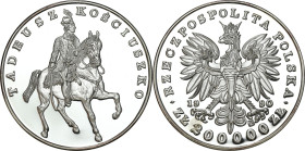 Polish collector coins after 1949
III RP. 200.000 zlotych 1990 T. Kościuszko Duży Tryptyk 

Moneta o wadze ponad 155 gramów i średnicy 65 mm. Monet...