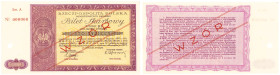Banknotes
Treasury ticket of 100,000 zlotys 1945 - A - WZ R - ISSUE 

Emisja Biletów Skarbowych bardzo chętnie włączana jest przez kolekcjonerów ba...
