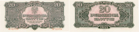 Banknotes
20 zlotych 1944 OBOWIĄZKOWE - seria EH 

Pięknie zachowany egzemplarz.Lucow 1122c (R2); Miłczak 116a
More photos and full item descripti...