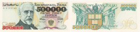 Banknotes
500.000 zlotych 1993 seria A - RARE 

Poszukiwana sera A. Pięknie zachowany banknot. Lucow 1536 (R2); Miłczak 193a
More photos and full ...