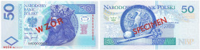 Banknotes
50 zlotych 1994 SPECIMEN - seria AA 0000000 - Nr. 1627 

Egzemplarz w emisyjnym stanie zachowania. Miłczak 198Wa
More photos and full it...