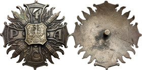 Decorations, Orders, Badges
II Republic of Poland. Badge of the 4th Heavy Artillery Regiment 

Odznaka 4 Pułku Artylerii Ciężkiej w wersji żołniers...