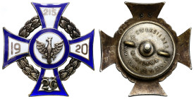 Decorations, Orders, Badges
II Republic of Poland. Badge of the 26th Greater Poland Regiment, Baranowicze - HUGE RARE 

Odznaka ma kształt krzyża, ...