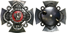Decorations, Orders, Badges
II Republic of Poland. Badge of the Medical Service of the Polish Legions - RARITY 

Odznaka pamiątkowa Służby Medyczne...
