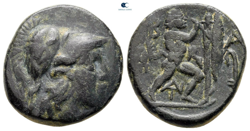 Kings of Macedon. Uncertain mint. Antigonos II Gonatas 277-239 BC. 
Bronze Æ
...