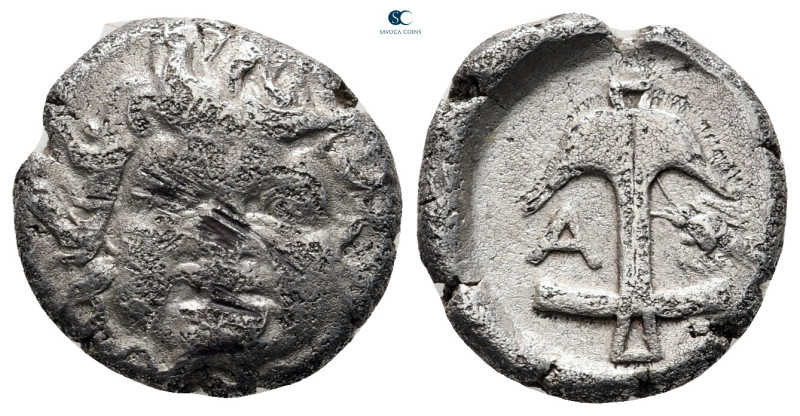 Thrace. Apollonia Pontica circa 480-450 BC. 
Drachm AR

15 mm, 2,66 g



...