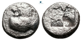 The Thracian Chersonese. Chersonesos circa 515-493 BC. Diobol AR