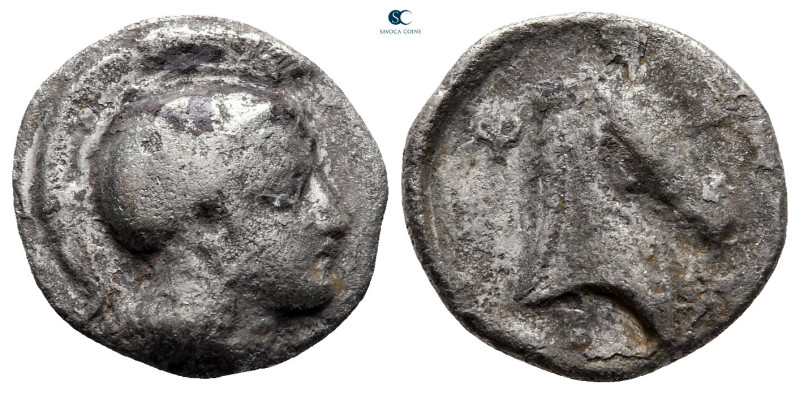 Thessaly. Pharsalos circa 440-420 BC. 
Hemidrachm AR

15 mm, 2,55 g



fi...