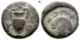Corcyra. Corcyra circa 400-388 BC. Bronze Æ