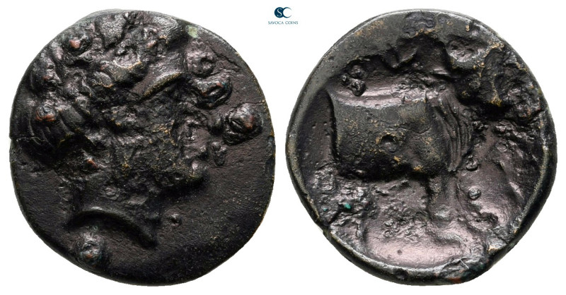 Euboea. Histiaia circa 338-304 BC. 
Bronze Æ

15 mm, 1,75 g



very fine