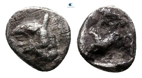 Asia Minor. Uncertain mint circa 500-400 BC. 
Trihemiobol AR

10 mm, 1,29 g
...
