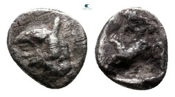 Asia Minor. Uncertain mint circa 500-400 BC. Trihemiobol AR