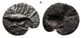 Mysia. Kyzikos circa 550-500 BC. Tetartemorion AR