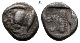 Mysia. Kyzikos circa 525-475 BC. Diobol AR